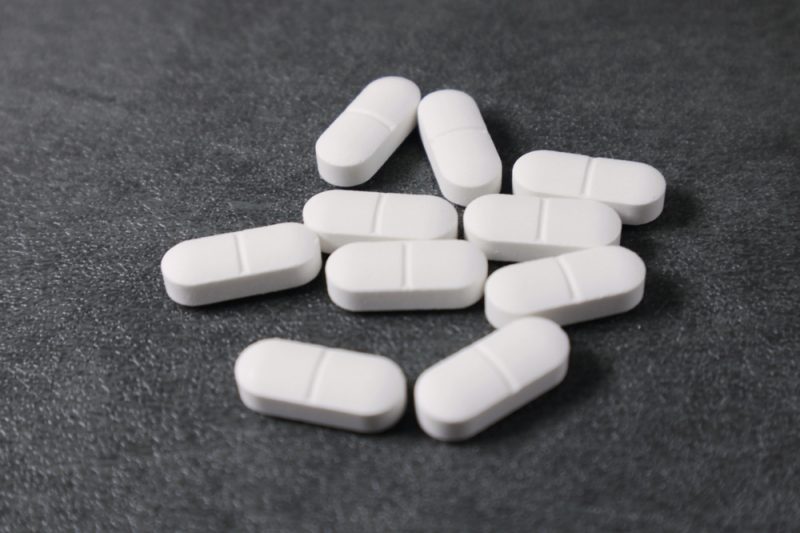 white pills tablets